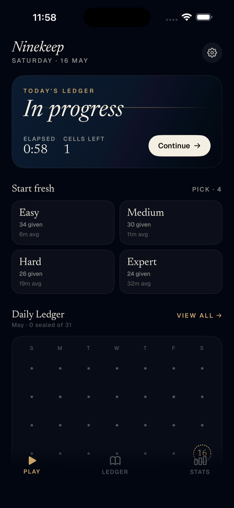 Ninekeep home